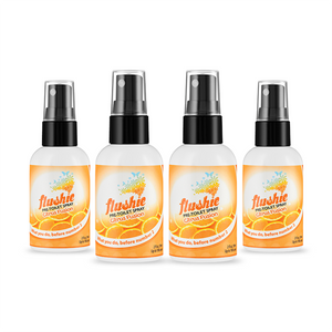 4 Pack Citrus Fusion 2oz Pre-Toilet Spray