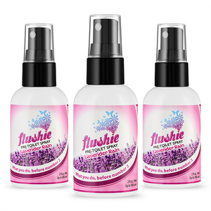 3 Pack Lavender Rain 2oz Pre-Toilet Spray