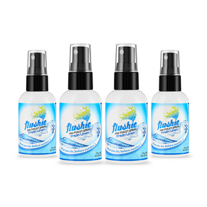 4 Pack Fresh Linen 2oz Pre-Toilet Spray